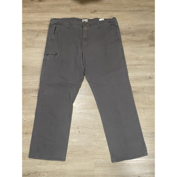 Weatherproof Vintage Pants Mens 40x30 Gray Relaxed Fit Utility Pocket Workwear - Picture 1 of 10